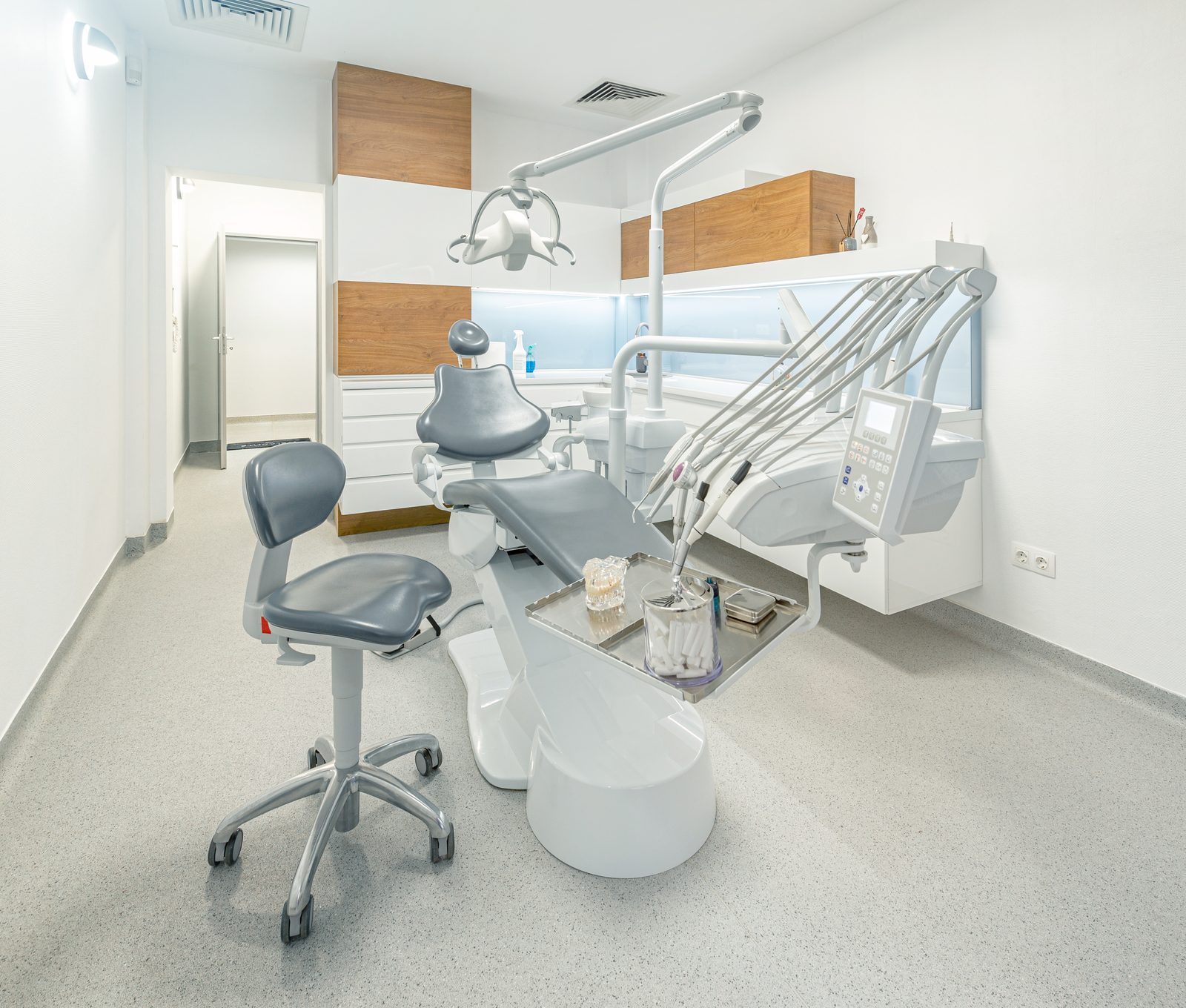 Modern dental office interior